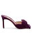 ̵ ȥࡦե ǥ ҡ 塼 Brigitte 85MM Open-Toe Velvet Pumps plum