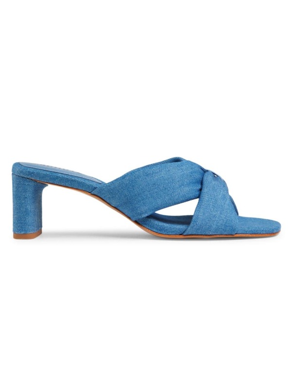 【送料無料】 シュッツ レディース サンダル シューズ Fairy 63MM Denim Block-Heel Sandals azul summer jeans