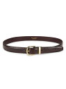 yz j[^ fB[X xg ANZT[ Louise Slim Leather Belt dark brown