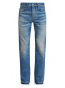 【送料無料】 アミリ メンズ デニムパンツ ジーンズ ボトムス Released Hem Straight-leg Jeans crafted indigo