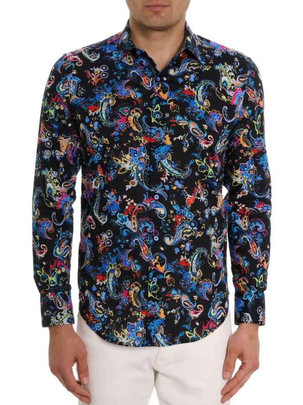  ロバートグラハム メンズ シャツ トップス Electric Reef Graphic Cotton Shirt multi