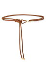 yz CUx } fB[X xg ANZT[ Silvia Leather Wrap Belt cognac gold