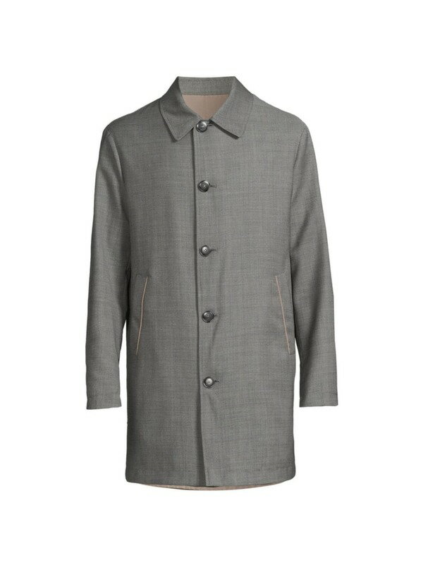 【送料無料】 カナーリ メンズ ジャケット・ブルゾン アウター Impeccable Reversible Raincoat grey