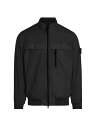 ストーンアイランド 【送料無料】 ストーンアイランド メンズ ジャケット・ブルゾン アウター Garment-Dyed Crinkle Jacket black