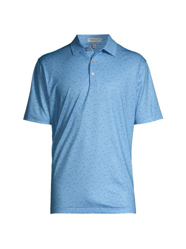 【送料無料】 ピーター・ミラー メンズ ポロシャツ トップス Crown Sport Whiskey Sour Performance Jersey Polo Shirt cottage blue