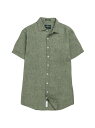 yz bhAhO Y Vc gbvX Palm Heights Linen Short-Sleeve Shirt kelp