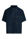  ハドソンジーンズ メンズ シャツ トップス Cropped Denim Shirt dark chambray