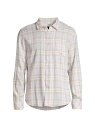 【送料無料】 レイルズ メンズ シャツ トップス Wyatt Cotton Plaid Shirt tapir agave melange