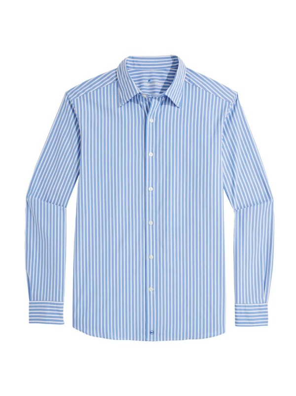【送料無料】 ヴァインヤードヴァインズ メンズ シャツ トップス On-The-Go Striped Button-Front Shirt spinnaker
