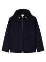 【送料無料】 サンドロ メンズ ジャケット・ブルゾン アウター Hooded Windcheater Jacket dark navy