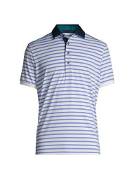 【送料無料】 グレイソン メンズ ポロシャツ トップス Savannah Striped Polo Shirt arctic stripe