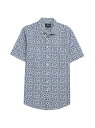  ロッドアンドグン メンズ シャツ トップス Becksley Geometric Linen & Cotton-Blend Button-Front Shirt porcelain