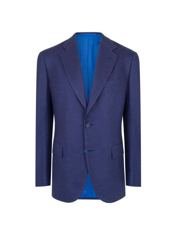【送料無料】 ステファノリッチ メンズ ジャケット・ブルゾン アウター Woven Jacket 2 Buttons blue