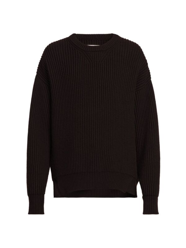 ̵ 롦  ˥åȡ  Wool Sweater ebony brown