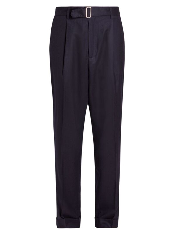 【送料無料】 オフィシンジェネレール メンズ カジュアルパンツ ボトムス Hugo Wool Suit Pants dark navy
