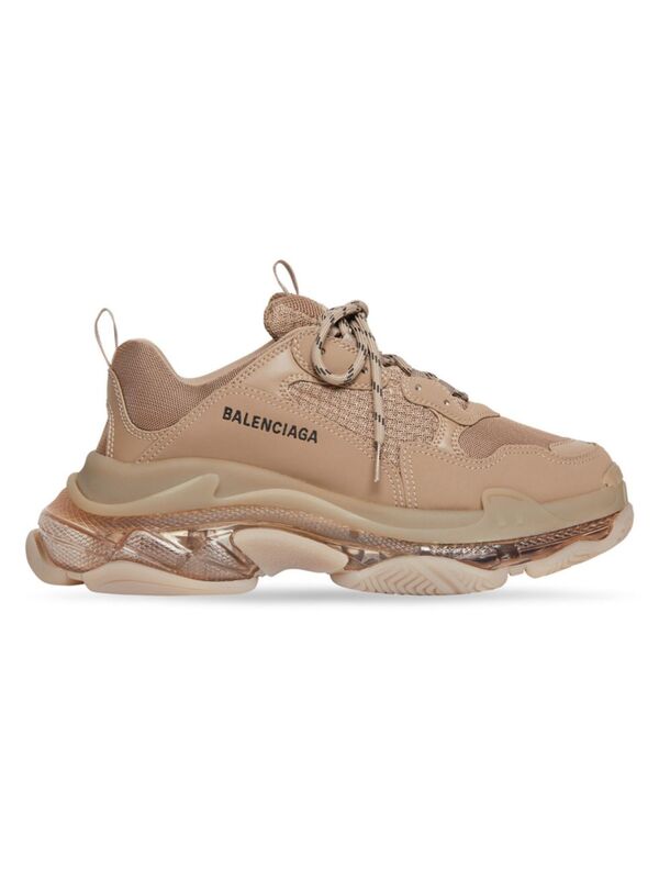 【送料無料】 バレンシアガ メンズ スニーカー シューズ Triple S Sneaker Clear Sole brown black