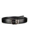 【送料無料】 フェラガモ メンズ ベルト アクセサリー Double Adjustable Reversible Leather Belt nero blue marine