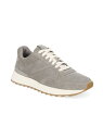 【送料無料】 ヴィンス メンズ スニーカー シューズ Edric Suede Low-Top Sneakers light smoke grey 2