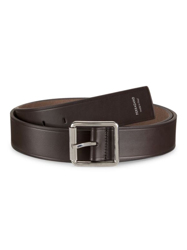 フェラガモ ベルト（メンズ） 【送料無料】 フェラガモ メンズ ベルト アクセサリー Adjustable Leather Belt brown