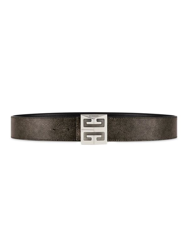 ジバンシー ベルト（メンズ） 【送料無料】 ジバンシー メンズ ベルト アクセサリー 4G Reversible Belt in Leather black grey multi