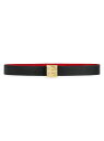 【送料無料】 ジバンシー メンズ ベルト アクセサリー 4G Reversible Belt In Leather black red