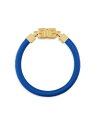 【送料無料】 ジバンシー メンズ ブレスレット・バングル・アンクレット アクセサリー G Cube Bracelet In Leather And Metal royal blue