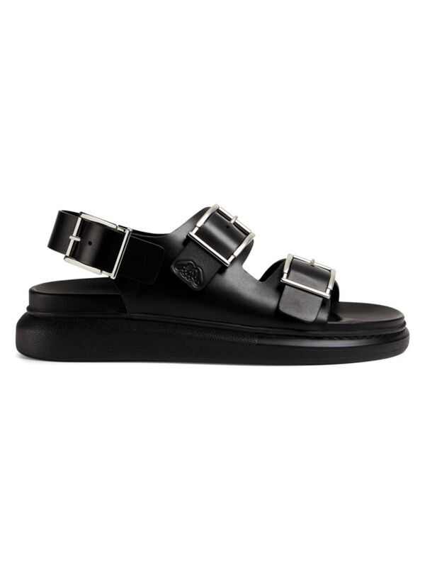 ̵ 쥭ޥå   塼 Pelle Leather Sandals black silver