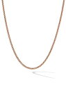 yz fCrbgE[} Y lbNXE`[J[Ey_ggbv ANZT[ Wheat Chain Necklace In 18K Rose Gold rose gold