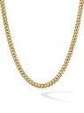 【送料無料】 デイビット・ユーマン メンズ ネックレス・チョーカー・ペンダントトップ アクセサリー Curb Chain Necklace In 18K Yellow Gold, 8mm gold