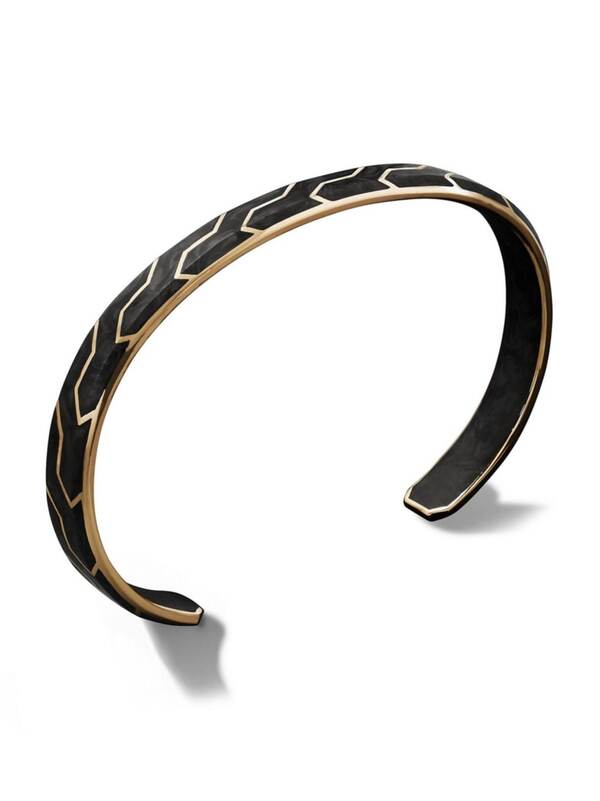 ̵ ǥӥåȡ桼ޥ  ֥쥹åȡХ󥰥롦󥯥å ꡼ Forged Carbon Cuff Bracelet in 18K Yellow Gold forged carbon