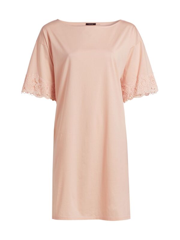 【送料無料】 ナトリ レディース ナイトウェア アンダーウェア Bliss Harmony Cotton & Lace Nightgown primrose pink