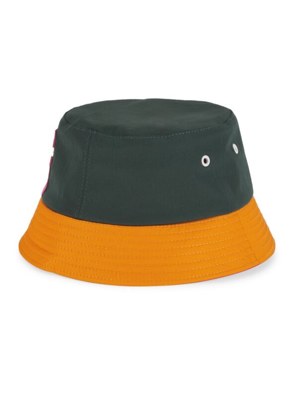  クリスチャン・ルブタン メンズ 帽子 アクセサリー Bobiviz Nylon Colorblock Bucket Hat rose pink