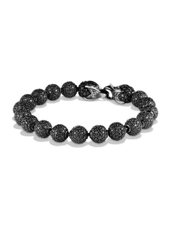 ̵ ǥӥåȡ桼ޥ  ֥쥹åȡХ󥰥롦󥯥å ꡼ Spiritual Beads Bracelet in Sterling Silver black diamond