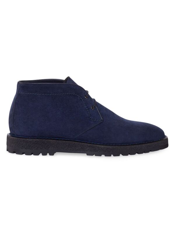 【送料無料】 ステファノリッチ メンズ ブーツ・レインブーツ シューズ Calfskin Suede Chukka Boots b..