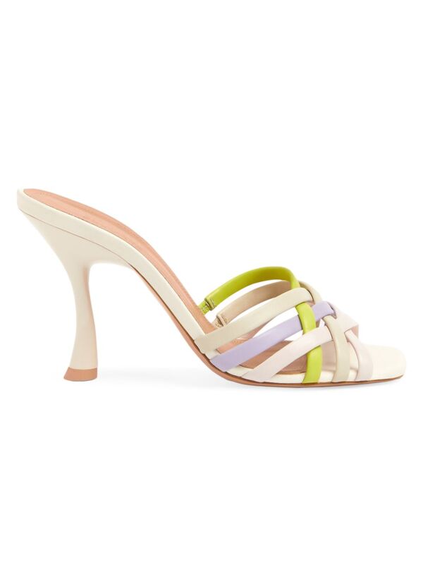 ̵ ޥ󥹥ꥢ ǥ  塼 West 90MM Woven Leather Sandals pastel multicolour