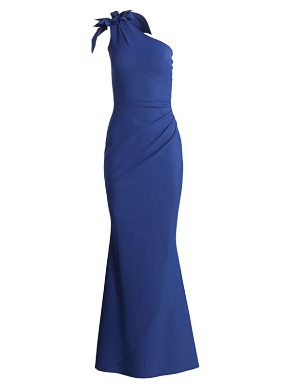 【送料無料】 チアラ ボニ プティ ローブ レディース ワンピース トップス Gosia One-Shoulder Gown dark royal