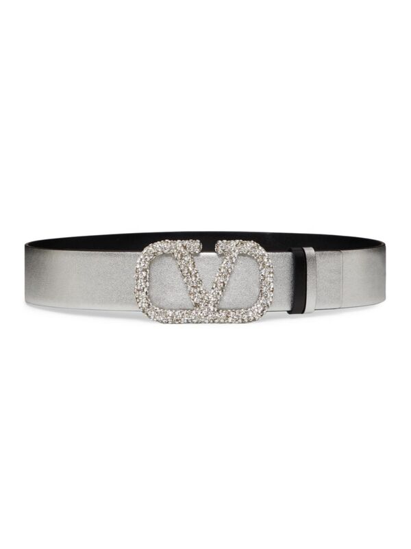 【送料無料】 ヴァレンティノ レディース ベルト アクセサリー Reversible Vlogo Signature Belt in Me..