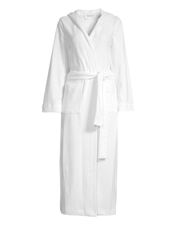 ̵ ϥ ǥ ʥȥ  Robe Selection Hooded Long Plush Robe white