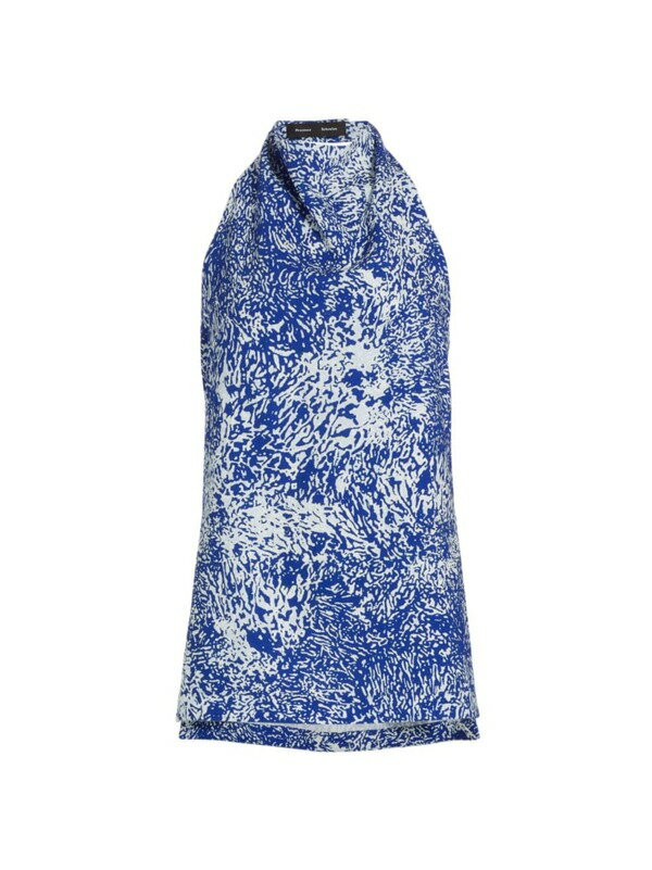 ̵ ץ󥶥顼 ǥ 󥯥ȥå ȥåץ Theda Printed Halter Top cobalt multi