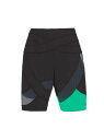 【送料無料】 モンス レディース ハーフパンツ・ショーツ ボトムス Criss Cross Bike Shorts mokaccino turquoise