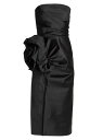 【送料無料】 マルタンマルジェラ レディース ワンピース トップス Gathered Satin Strapless Dress black