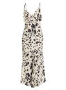 【送料無料】 マルニ レディース ワンピース トップス Dot-Print Silk Midi-Dress antique white