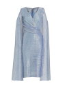 【送料無料】 タルボールホフ レディース ワンピース トップス Metallic Voile Cape Dress sky