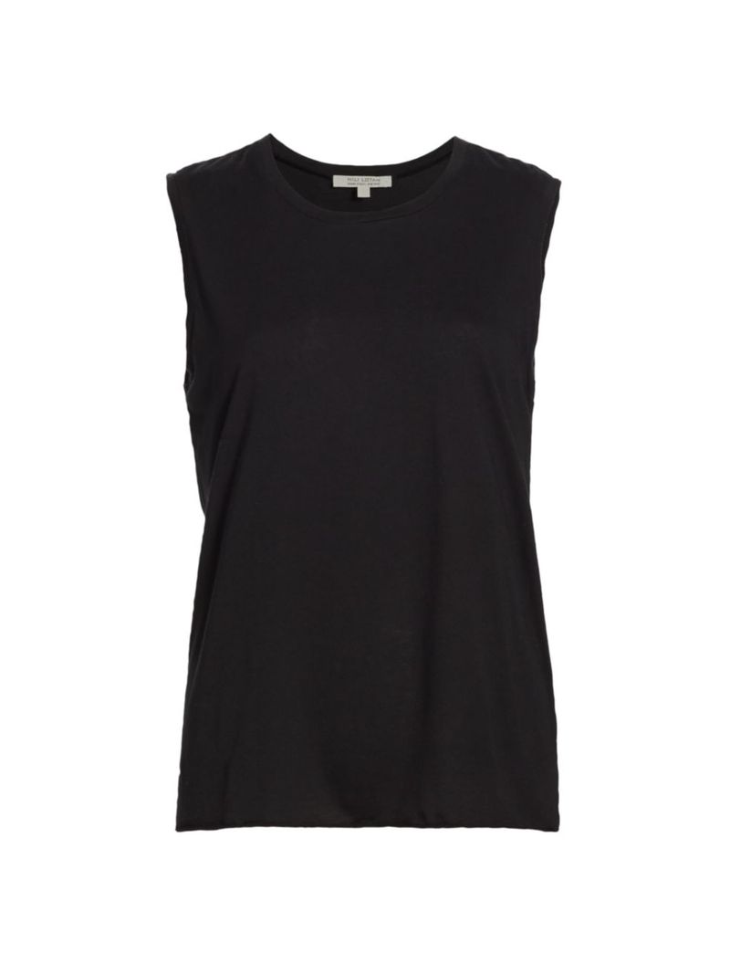 【送料無料】 ニリロータン レディース タンクトップ トップス Cotton Muscle Tank washed black