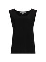 【送料無料】 キャロライン ローズ レディース タンクトップ トップス Longline Stretch Knit Tank black