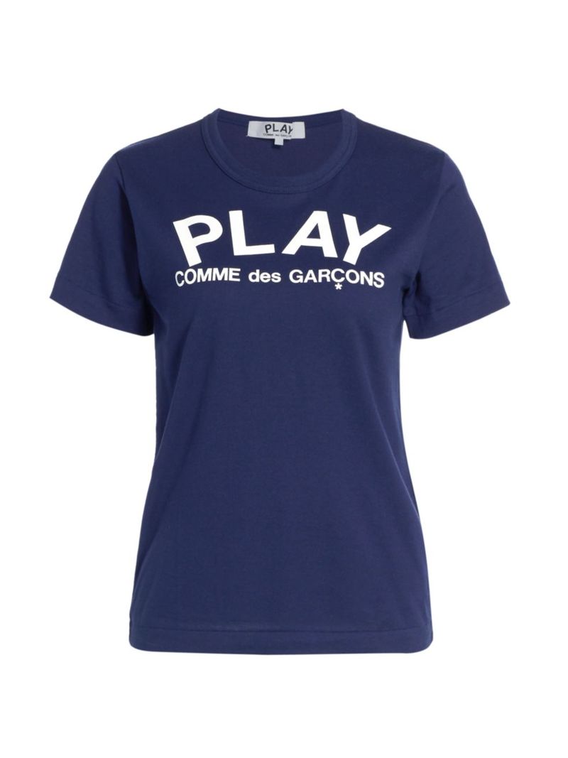 yz REfEM\ fB[X TVc gbvX Play Logo T-Shirt navy