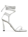 【送料無料】 ポール・アンドリュー レディース ヒール シューズ Braided Leather Lace-Up Sandals white woven