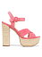 【送料無料】 ヴェロニカ ベアード レディース サンダル シューズ Lucille Suede Espadrille Platform Sandals coral