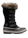 【送料無料】 ソレル レディース ブーツ・レインブーツ シューズ Joan of Arctic Suede & Faux-Fur Snow Boots black quarry