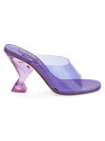 【送料無料】 ラルーデ レディース サンダル シューズ Madonna Vinyl Mules purple